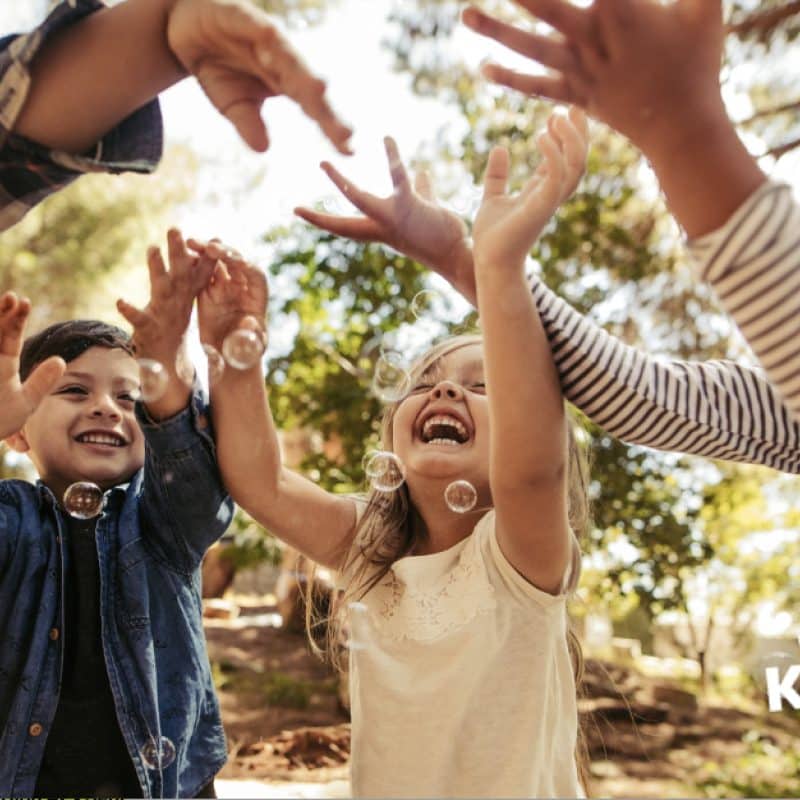 Kids enjoying the benefits of hourly childcare in Lynnwood, a Kidspark location